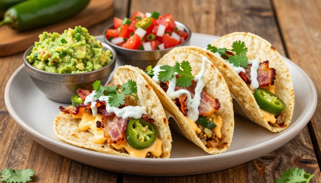 Best Jalapeno Popper Smashed Tacos Recipe You’ll Love jalapeno popper smashed tacos