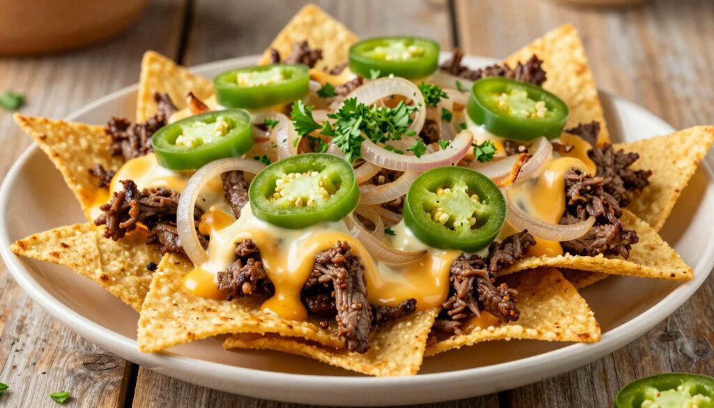 philly cheesesteak nachos