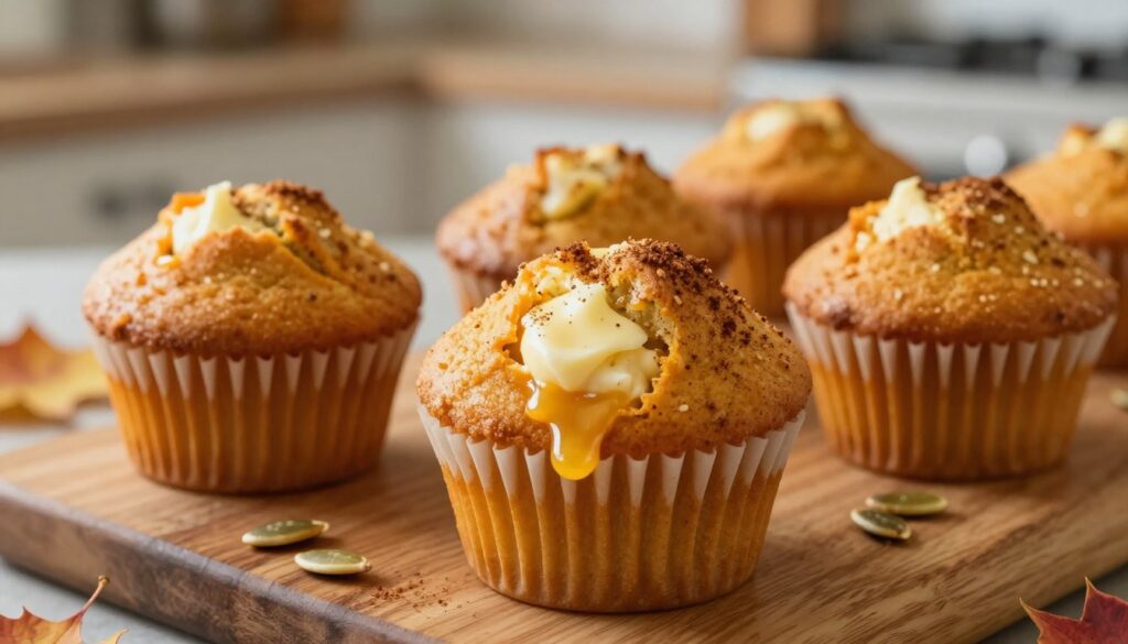pumpkin muffins with cream cheese filling pumpkin muffins with cream cheese filling