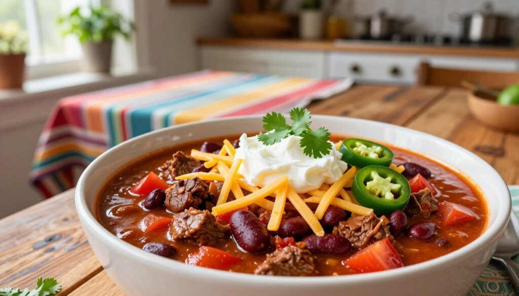 quick and simple chili with toppings quick and simple chili with toppings