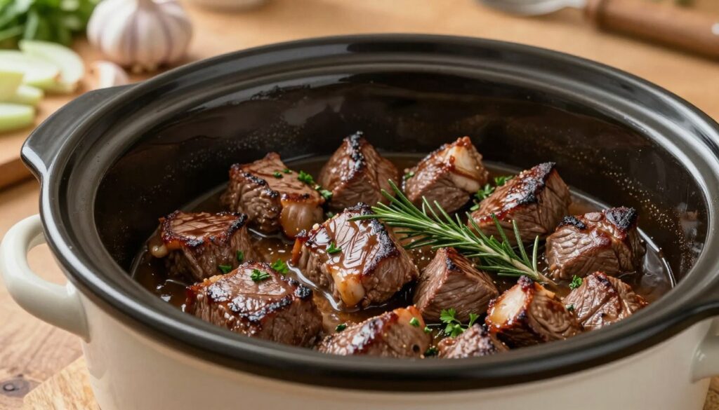 7 Easy Steak Bites in Slow Cooker Recipes for Dinner Steak bites in slow cooker