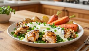 one-pan sour cream and onion chicken