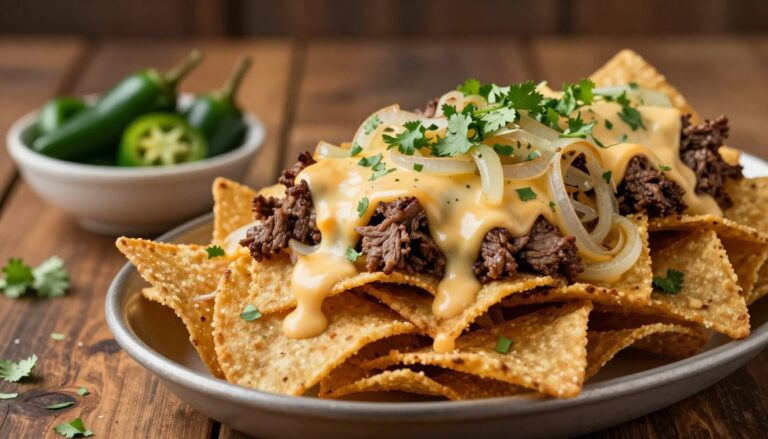 philly cheesesteak nachos
