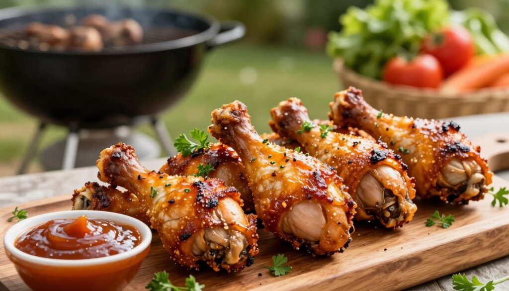 Baked BBQ Chicken Drumsticks Baked BBQ Chicken Drumsticks