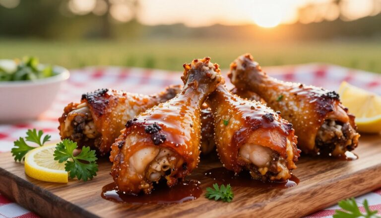 Baked BBQ Chicken Drumsticks