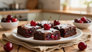Cherry Brownies from Scratch