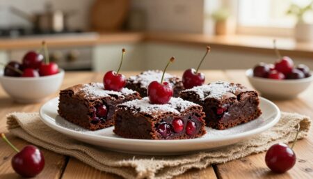 Cherry Brownies from Scratch