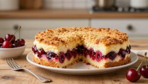 Cherry Dump Pudding Cake