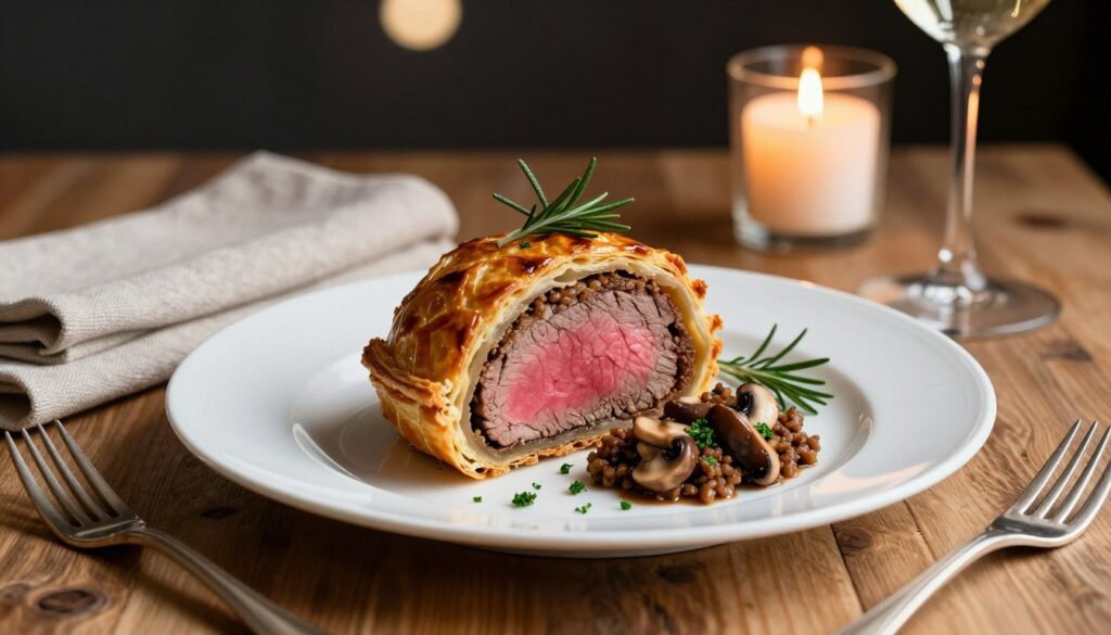 Elegant Beef Wellington Presentation Elegant Beef Wellington Presentation
