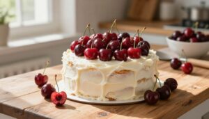 Fresh Cherry Cake