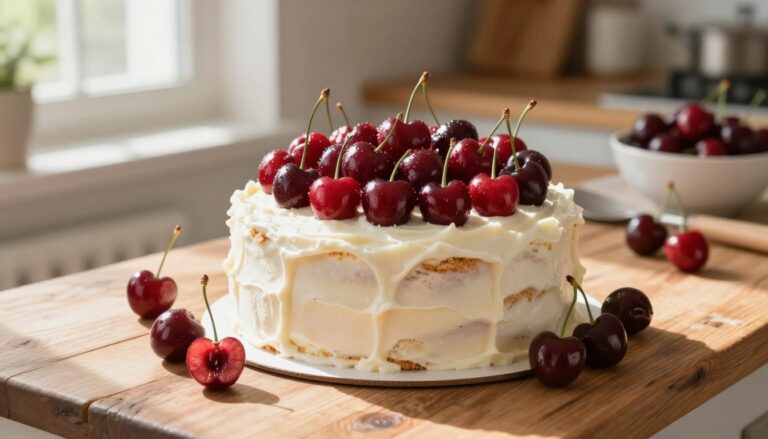 Fresh Cherry Cake