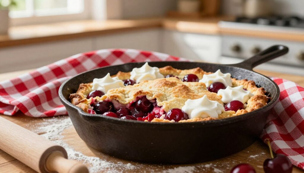 Fresh Cherry Cobbler