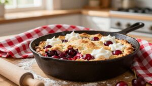 Fresh Cherry Cobbler