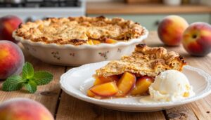 Fresh Southern Peach Cobbler