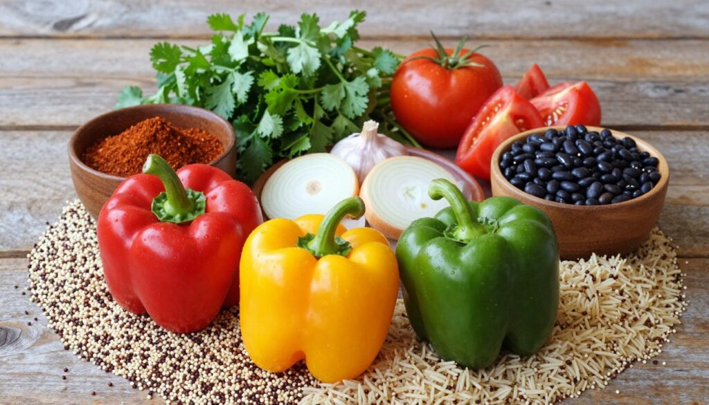 Healthy comfort food ingredients for stuffed pepper recipe Healthy comfort food ingredients for stuffed pepper recipe