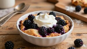 One Bowl Blackberry Cobbler
