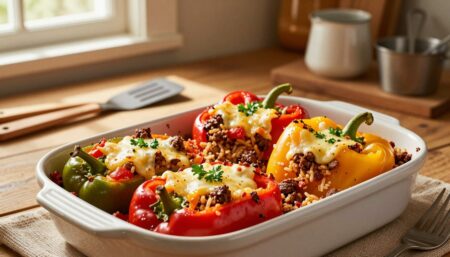 5 Cheesy One-Pan Stuffed Pepper Casserole Recipes One-Pan Stuffed Pepper Casserole