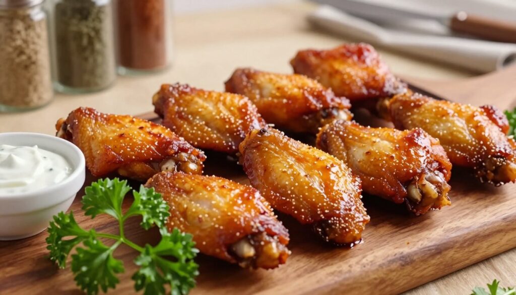 Pot Crispy Barbecue Chicken Wings