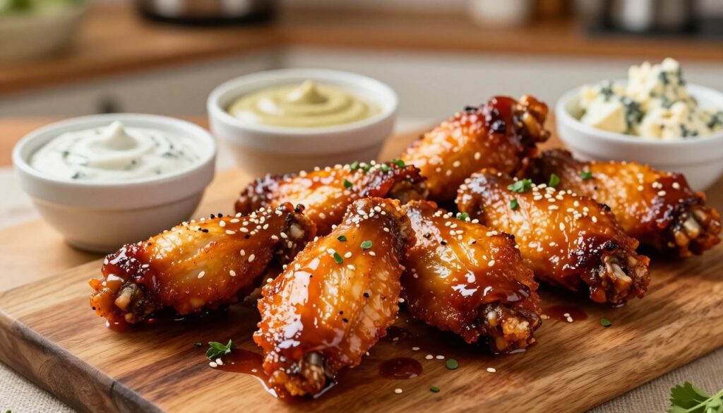 Pot Crispy Barbecue Chicken Wings