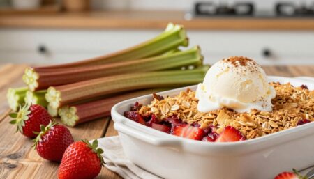 Strawberry Rhubarb Crisp