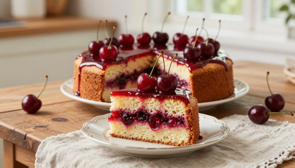 Sweet Polish Cherry Cake