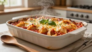 Unstuffed Shells Pasta Bake