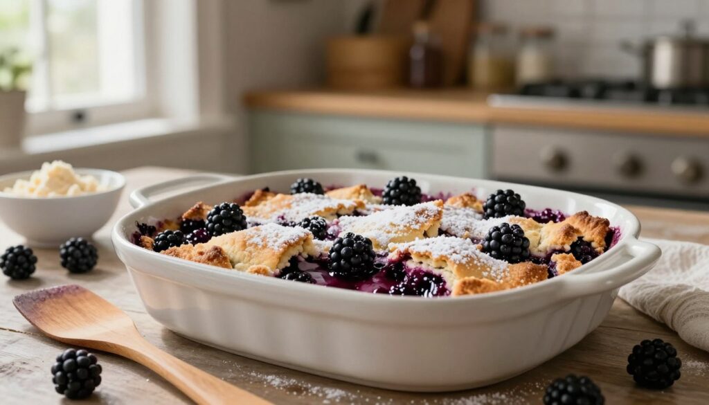 blackberry cobbler with cake mix
