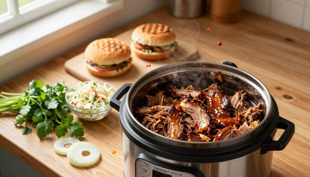 easy pulled pork recipe in Instant Pot