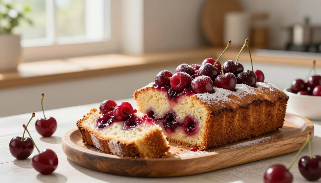 homemade cherry cake