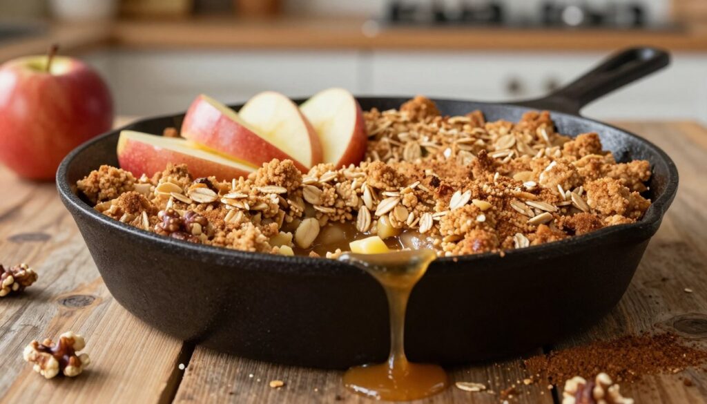apple crisp topping