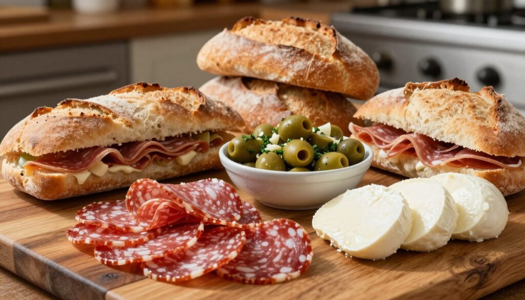 Traditional Muffuletta