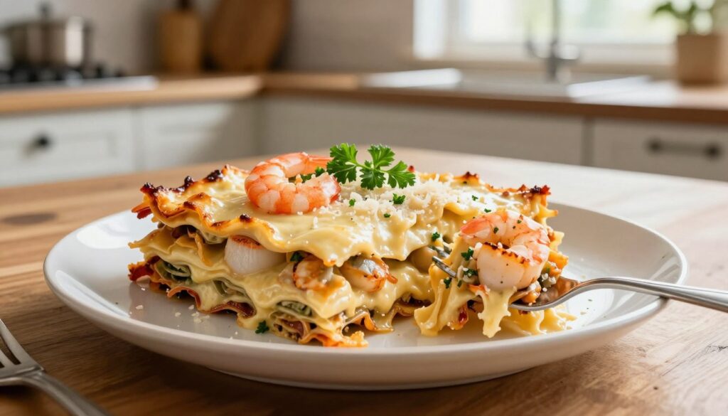 best creamy seafood lasagna best creamy seafood lasagna