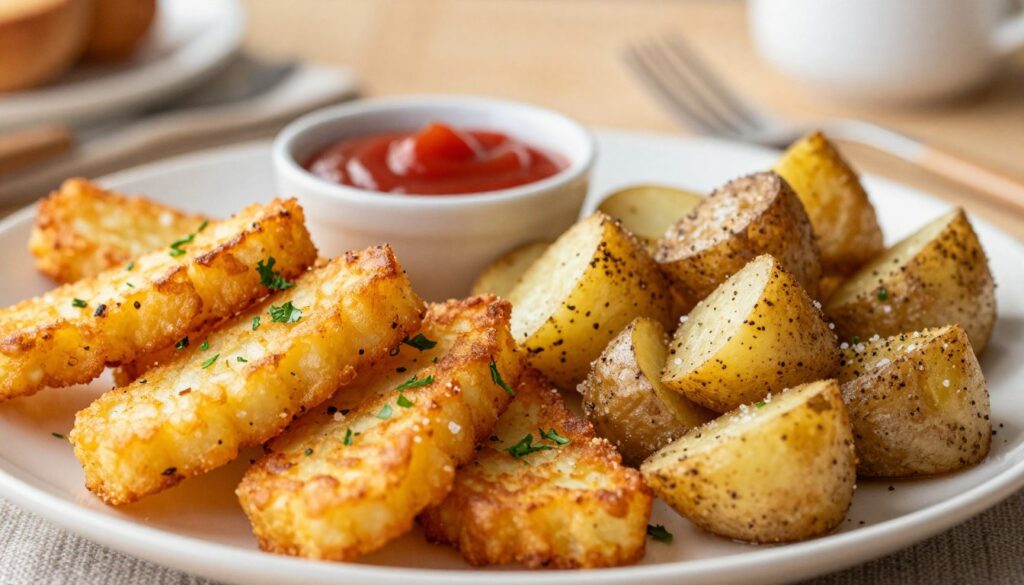 breakfast potatoes and easy hash browns