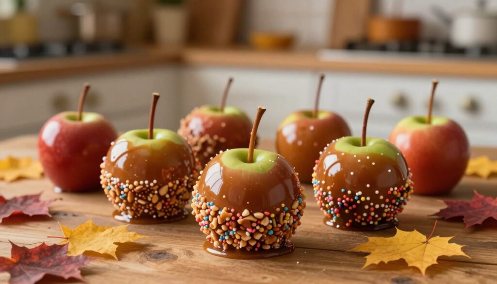 5 Classic Caramel Apples with Homemade Caramel caramel apples