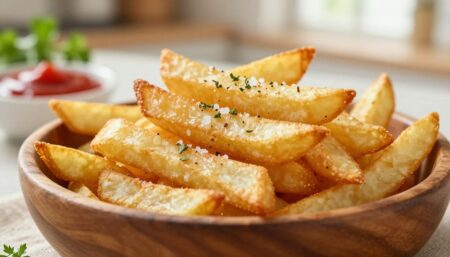 9 Golden Devine French Fries with Seasoning devine french fries