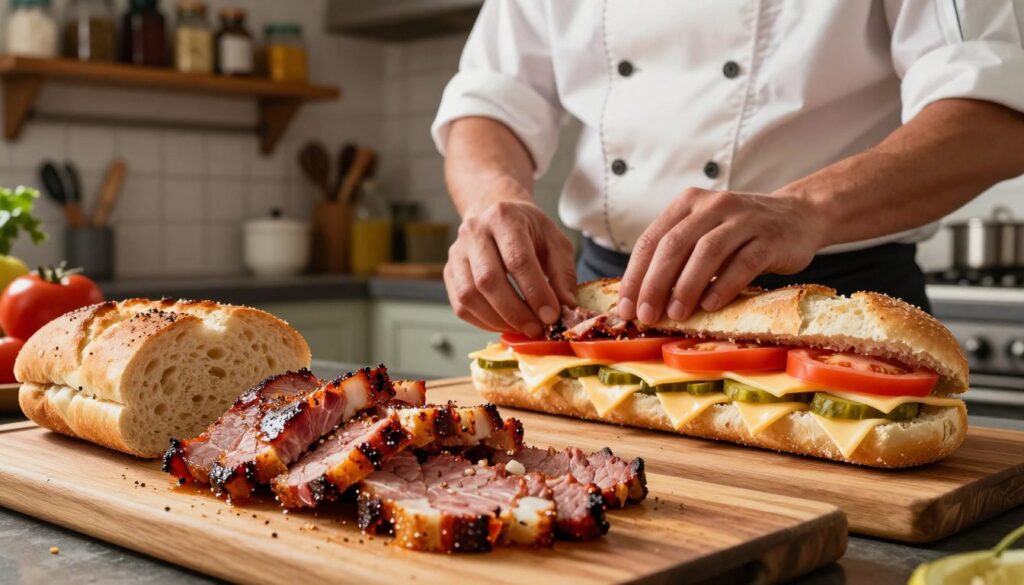 flavorful sandwich preparation Medianoche Sandwich Recipe