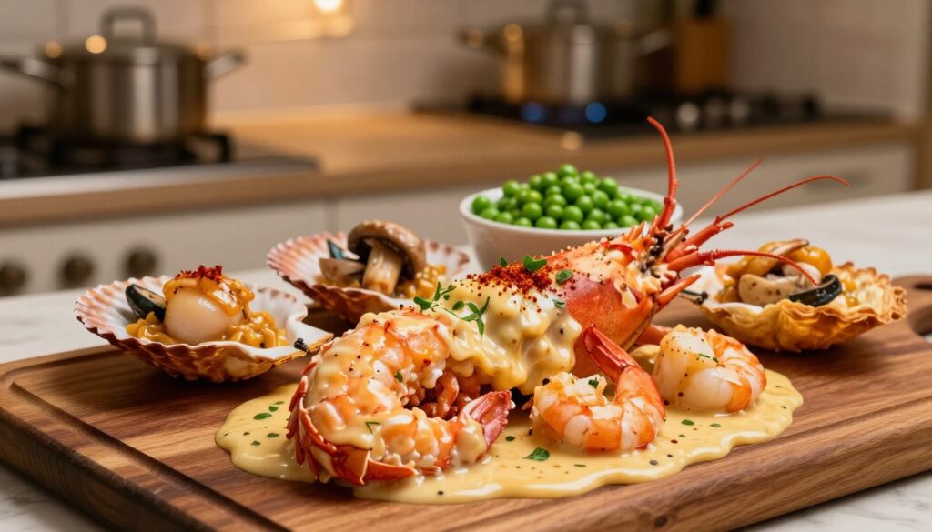 gourmet seafood dish gourmet seafood dish