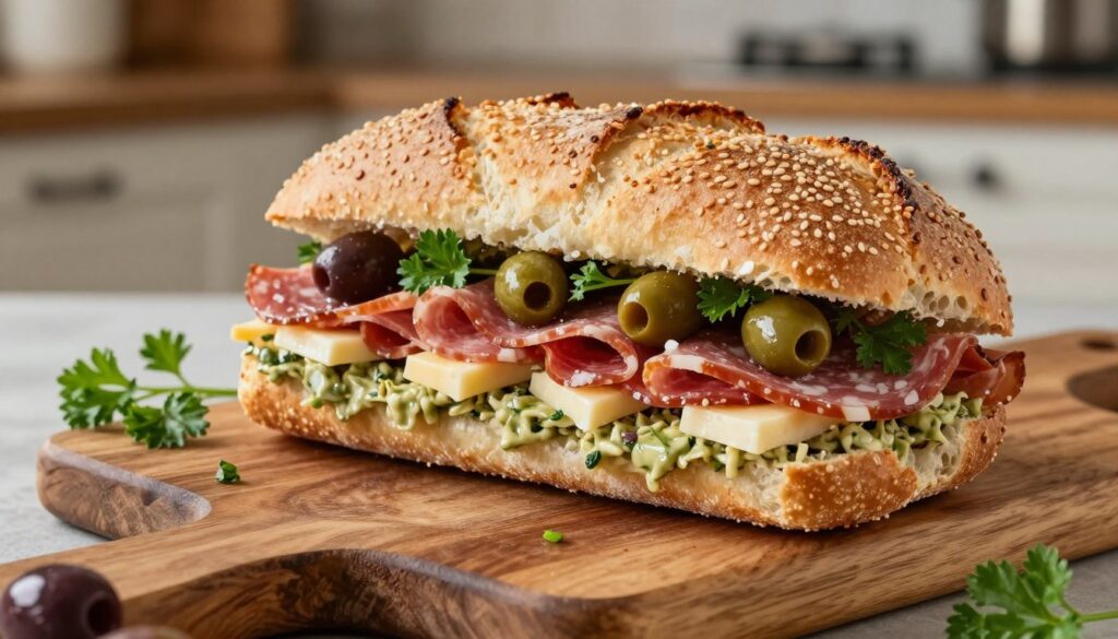 Traditional Muffuletta