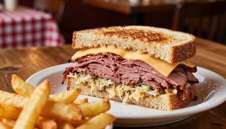 5 Homemade Deli Pastrami Sandwich with Rye Bread pastrami reuben sandwich