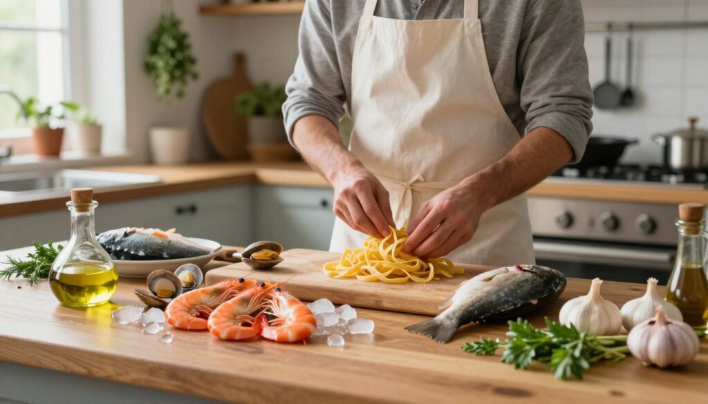 Seafood Fettuccine