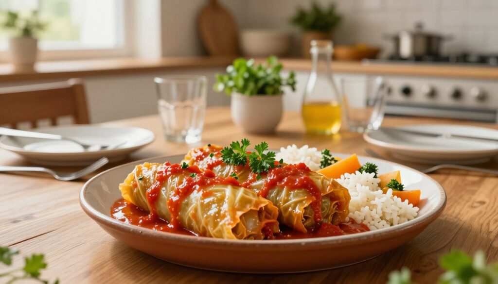 quick cabbage roll