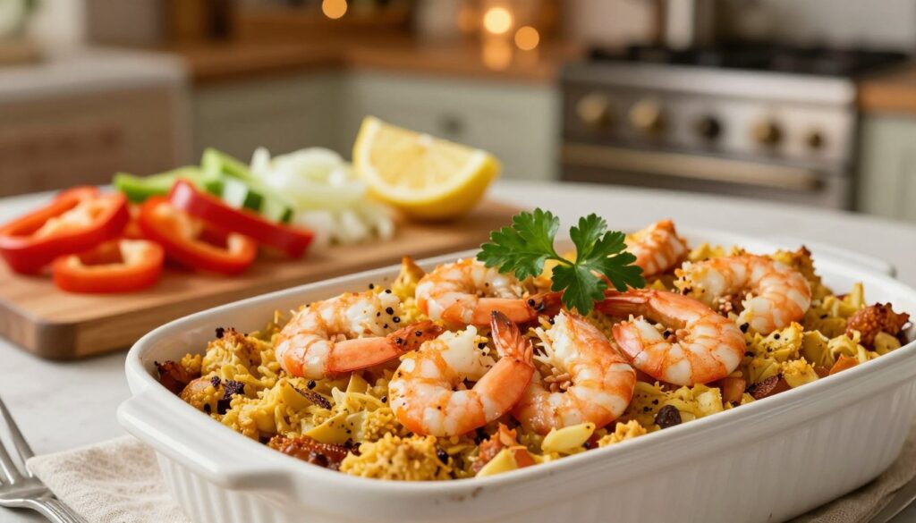 Savannah Seafood Stuffing with Shrimp and Crab savannah seafood stuffing