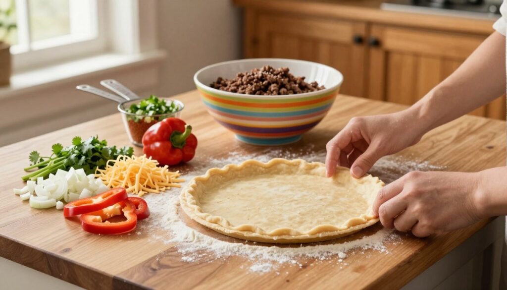 Ground Beef Taco Pie